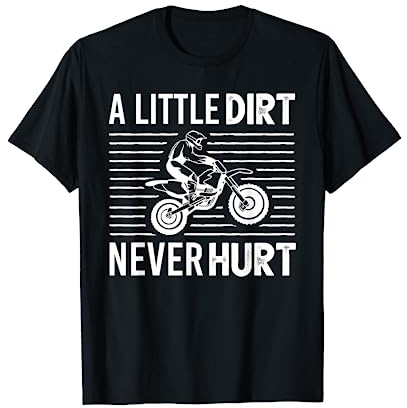 Funny Dirt Bike Design For Kids Boys Girls Motorbike Racing T-Shirt