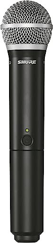 Émetteur sans fil à main Shure BLX2/PG58 avec capsule de microphone vocal PG58 - à utiliser avec les systèmes de Système de microphone sans fil BLX (récepteur vendu séparément) | Bande T11