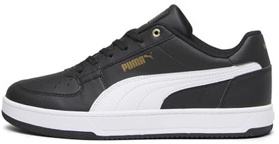 PUMA Unisex CAVEN 2.0 Sneaker, Black White-Gold, 43 EU