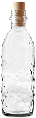 SodaBär Botella de cristal con tapón de bayoneta para dispensador de agua (MySoda, centro*, etc.), 0,75 l, con TWIN SECURE