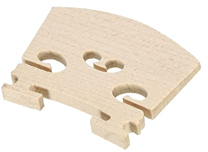 sourcing map 1/2 Violin Bridge Maple Wood Violin Parts for 1/2 Violin