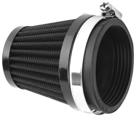 Luftintagsfilter, Järn Plast Svart Högpresterande Svampluftfilterrenare Universellt Modifierat Tillbehör för Motorcykel (60 mm)