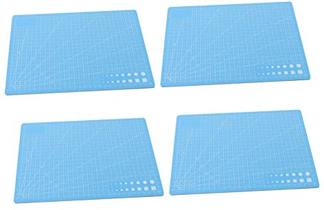MAGICLULU 4stücke Schneidematten Aus Pvc Multifunktionale Schneideunterlagen Für Quilts Sichere Schneidewerkzeuge Für Lehrer Schüler Bastler Und Diy-begeisterte