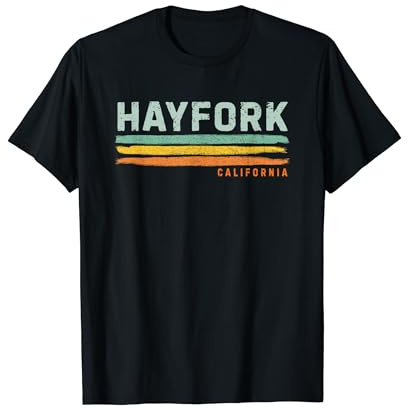 Vintage Stripes Hayfork CA T-Shirt
