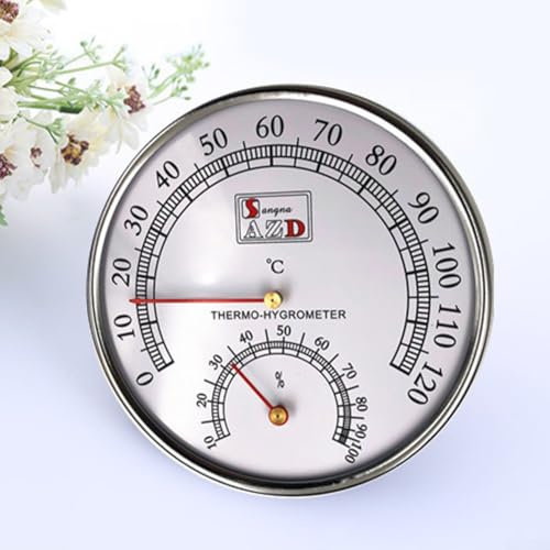 ARMYJY Thermohygrometer Digital Sauna Thermometer Hygrometer Sauna Thermometer Hygrometer für Innen und Außen, 2074528979