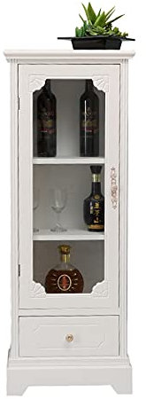 MOOWI Weinschrank Moderner, minimalistischer Weinschrank, multifunktionaler Holzschrank for Weinbar und Heimdekoration Barschrank