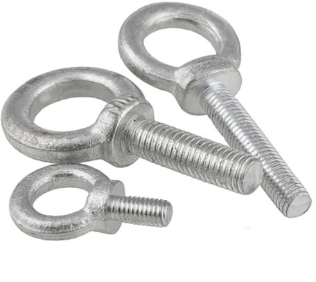 Hebeösenschraube Hebeösenmutter Hebeösenmutter, Augenschraube, 3 Stück Hebeösenmuttern, M3, M4, M5, M6, M8, M10, M12, Schraube, Ösenmutter, 304 Edelstahl, Schraube, Ösenschraube, Schraubring, Ösenschr