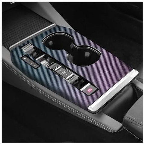 Décor Console Centrale Film De Protection Autocollant pour Panneau De Changement De Vitesse Décoration Intérieure pour Citroen C5X 2021 2022 2023 Produit Spécialisé Garniture Console Centrale(2503)