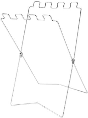 Masyrt Supporto per Sacco della Spazzatura Portatile Scaffale per Sacco della Spazzatura Pieghevole in Acciaio Inossidabile per Picnic All'aperto per Barbecue (#2)