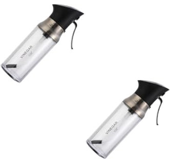 Cabilock 2 Pièces Aérosol Sirop De Café Spray De Cuisine Distributeur De Sauce De Gril Distributeur De Sirop Bouteille De Vinaigre Rechargeable Flacons Pulvérisateurs Plastique