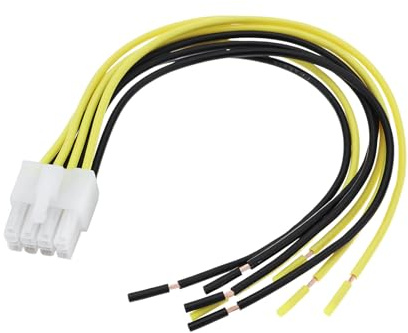VGOL Car 8-Pin Speaker Wire Harness High Level Input Plug Compatible with Alpine Amplifier MRV MRP V12 V-Power Flex (20cm)