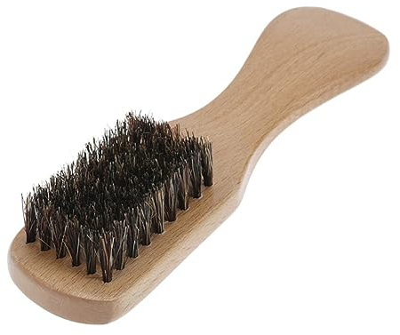 WEKADRIN Bartbürste Mit Holzgriff Aus Langlebiger Wildschweinborste Bartreinigungsbürste Für Männer Bartpflege Zubehör Für Präzise Pflege Und Geschenk