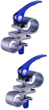 HEMOTON Lot De 2 Accessoires pour Parasol Support De Parapluie D'Extérieur Connecteur De Parapluie De Pêche Pliable Parasol De Patio avec Base Pince Réglable Supports UV Clip De