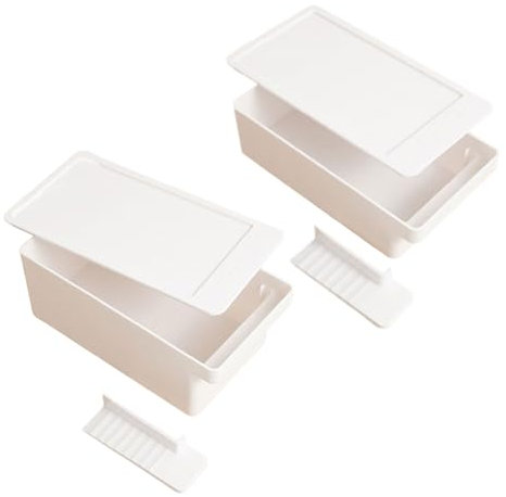 Fluxioxtna Easy to Use Butter Box with Slicer and Grater Practical Cheese Cutter and Container with Lid Efficient Kitchen Tool