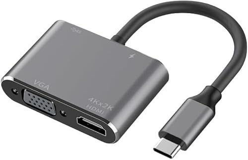 FANTIA Adaptateur USB C vers HDMI VGA