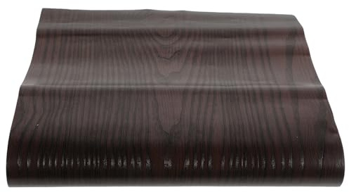 Abaodam Film Autocollant Bois Décoratif pour Intérieur Voiture Aspect Bois Brillant Autocollant Adhésif pour Tableau de Bord Film de Modification DIY