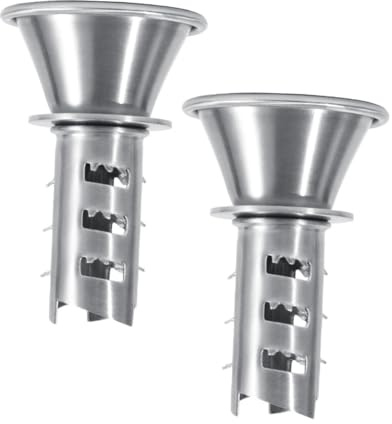 ADOCARN Presse-agrumes Léger Manuel 2pcs en Acier Inoxydable Citron et Orange, pour Boutique de Fruits ou Boulangerie