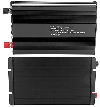 Dioche Convertitore Sinusoidale Puro Inverter di Tensione di Alimentazione per Auto da 12 V a 600 W da 12 V a 200-240 per Accessori Auto