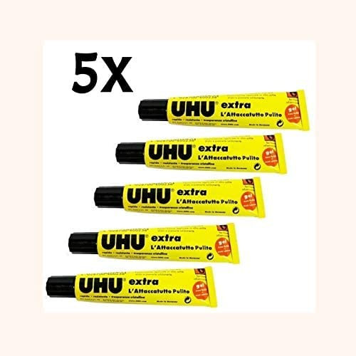 5 x Colla multiuso/Colla gel/Adesivo 20ml extra