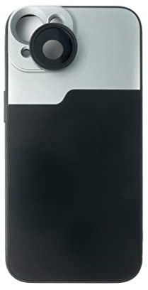 SYSTEM-S Filtre CPL 37 mm polarisant Circulaire avec étui Noir pour iPhone 13