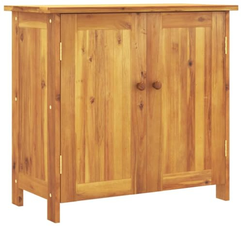 vidaXL Gartenschrank 75x35x70 cm Massivholz Akazie