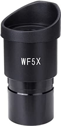 Digitales Mikroskop-Zubehör, WF5X Weitwinkelobjektiv, biologisches Mikroskop, Okular-Montagegröße, 23,2 mm, Mikroskopteil, Weitwinkel-Okular für Teleskope