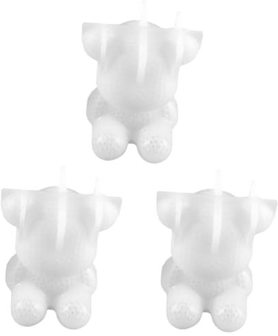 DIYEAH 3pcs Animal Mold DIY Crystal Epoxy Mold Silicone Craft Molding Ornament Making