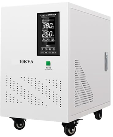 XDLYWUZIQ Regolatore di Tensione Automatico Trifase, Alimentatore Ad Alta Precisione Adatto, Stabilizzatore di Tensione per Impianti Industriali Come Macchine Attrezzatura per Utensili,10KVA