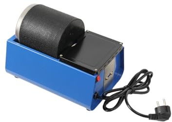Cozyel Elektrische Rotationspolierer Rotary Tumbler Schmuck Polierer Schmuck Polieren Trommel Kugelmühle Gerät Multifunktional Metall Poliermaschine Rotary Tumbler Oberflächenpolierer für Gold, Silber