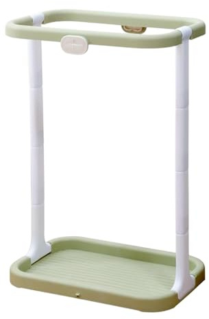 Kustimantu Support de sac poubelle pliant, support de sac poubelle de camping, cadre pliable, organisateur de vêtements pour salon, voiture
