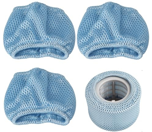 3 Stück für Mspa Whirlpool Ersatzteile mit Schutznetzen für MSpa Whirlpoal, Ersatz Filter für MSpa Aufblasbare Pool, Filterkartusche Zubehör Keine Filter enthalten