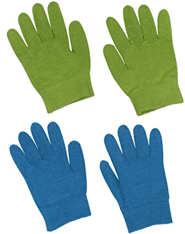 MUCKLILY 2 Hydratants Gel Élastiques pour Soin des Mains Vert Bleu Ciel de Spa pour Hydratation et Réparation Peau des Mains