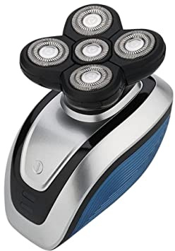 Healvian Afeitadora Eléctrica para Hombre con Cuchillas Flotantes Recargable por USB Resistente al Agua Cabezal Giratorio para Barba y Cabeza Perfiladora Dual Uso