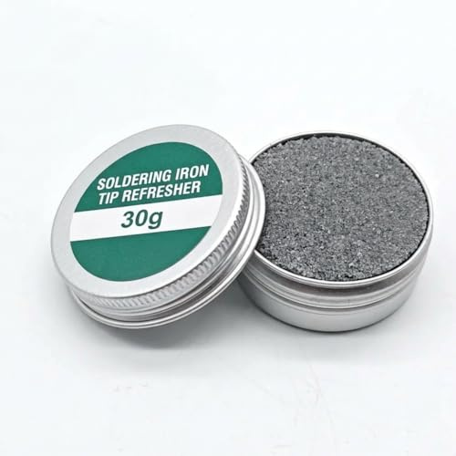 Lötspitzenreiniger 30g Reaktivator Paste, Lötspitzen Aktivator zur Entfernung von Oxidation und Schwarzbelag, Reinigungs- und Pflegepaste für Lötkolben Spitzen, Schnelle Wiederverzinnung