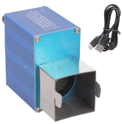 Ventilateur compact en métal à haut régime avec câble USB 5 V 12 V entrée vitesse variable pour démarrer smogs ventilation extérieur portable USB souffleur