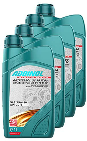 4X Addinol Getriebeöl Gear Transmission Oil Fluid Lubricant 75W-90 Gs 75 W 90 1L 74200707