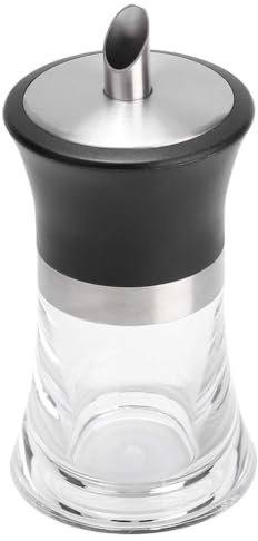 Sucrier Doseur, Distributeur de Sucre Transparent, Capacité: 100 ml, 7 x 7 x 15cm