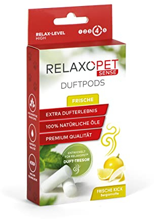 RelaxoPet Sense DUFTPODS – Entspannung für Hunde und Katzen, zur Förderung der tiereigenen Entspannung