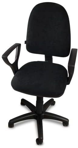 ARTOFIS Schreibtischstuhl mit Höhenverstellbar für Kinder - Ergonomischer Kinderschreibtischstuhl mit 5 Rollen, Drehbarer Jungendstuhl mit Rückenlehne, Schwarz