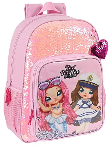 Mochila Safta Escolar Niños de Nanana Sparkles, 330x140x420 mm