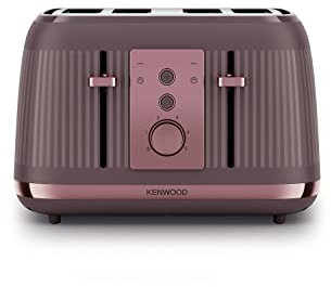Kenwood Dusk Toaster, 4 Slot Toaster, Reheat, 5 Browning Settings, Defrost And Cancel Functions, Pull Crumb Tray, TFP30.000PU, 1800W, Twilight Purple