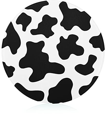 Vaca Tabla De Cortar De Cristal Antideslizante Tabla Para Picar Alimentos Para Cocina 20 cm