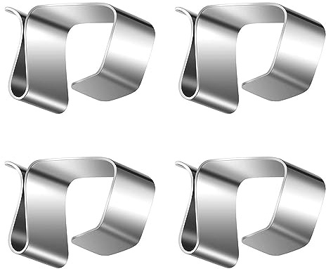 MOROBOR 60pcs Gutter Hooks - Galvanized Clips Weatherproof Metal Gutter Hangers for Hanging Outdoor & Christmas Lights
