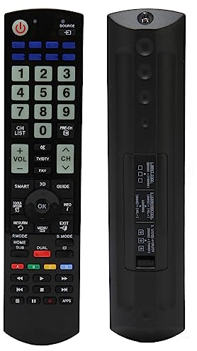 Télécommande Universelle TV, Télécommande Universelle IR 8 en 1 pour l'europe, Télécommande de Remplacement pour endommagé ou Ancien, 2 Piles AAA (Non incluses)
