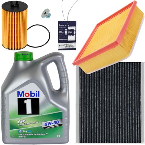 Filterset Inspektionskit+5L Mobil-1 5W30 Öl