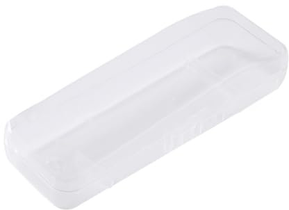DALIweigo 1 Pcs Manual Case Shaver Storage Box Carrying Protector Holder Transparent Razor Protector Hard Case for Men Razors and Blade Refills Kit