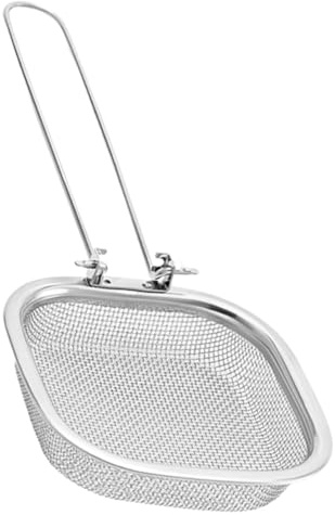 Zerodeko Cestillo Freír Acero Inoxidable Plegable Cesta Fritura Malla Fina Con Filtro Aceite Para Cocina Espumadera Resistente Fácil Limpiar y Ahorro Espacio