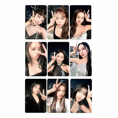 Ariesxin KPOP TWICE Photo Cards with You-th Album Postcard Sana Mina JiHyo NAYEON DaHyun Two Sided Lomo Card Slots Collection (2 Pack 03), 5.4 x 8.5 cm