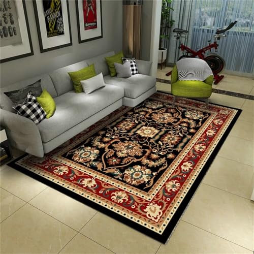 RUGMRZ Teppich Kurzflor Das Wohnzimmer ist modern, einfach, schmutzabweisend, rutschfest und waschbar Teppich Bettumrandung Flokati Teppich Teppich Für Flur 160X200CM