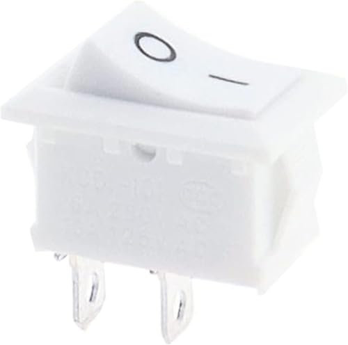 10 pièces interrupteur à bascule KCD1 2 broches 250V 3A interrupteur de bateau 21 * 15 Snap-in SPST ON Off interrupteur de Position à bascule